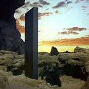 2001 A Space Odyssey - Apes with Monolith