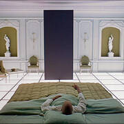 2001 A Space Odyssey - Monolith in Bedroom