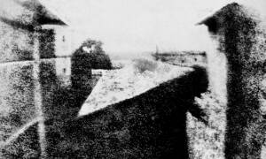 Point de vue du Gras, first photograph by Niépce.