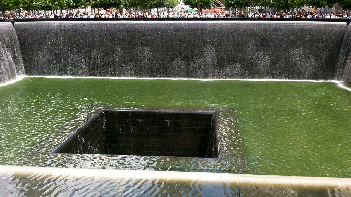 Fountains at the 9/11 memorial