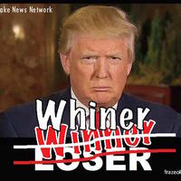 From his inital loss in the 2016 Iowa Republican primary to winning the nomination and the presidency, Donald Trump has become the "sorest winner."